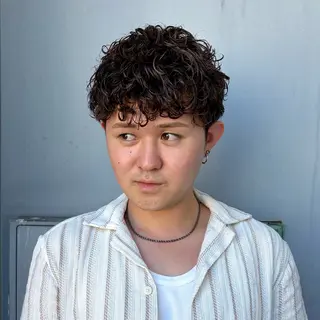 ショート メンズ ⚾️横浜メンズカット 阿部龍馬🍺🍔のヘアスタイル