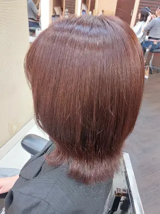 ミディアム 鈴木 舞音のヘアスタイル