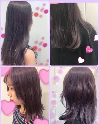 ミディアム カラー 新宿駅近♡個室 ♡関口三都季🌜のヘアスタイル