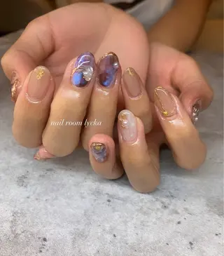 ネイル ネイルルームリッカ 𝐦𝐚𝐲𝐮のネイルデザイン