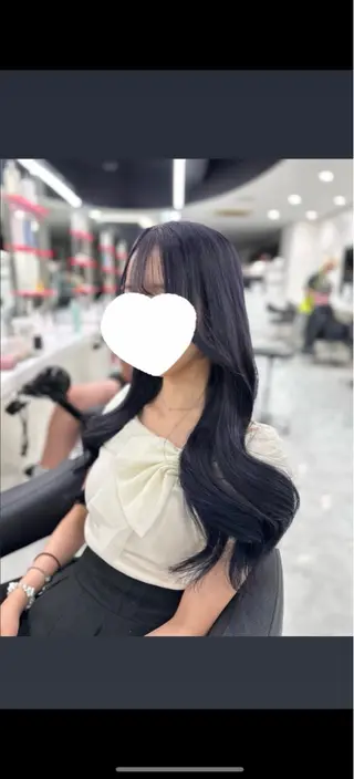 ロング 韓国ガーリー🤍ハイ トーン🤍Ayanaのヘアスタイル