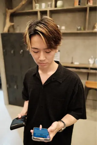 ショート カラー メンズ ill副店長 立和田純也のヘアスタイル