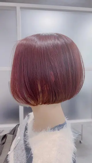 ミディアム カラー newi ナカノのヘアスタイル