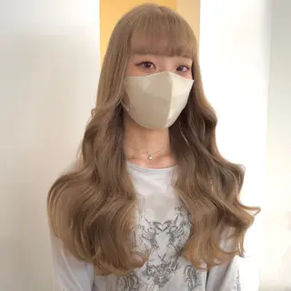 ロング カラー MOE🐈⬛🎀 エクステ/ワンホンのヘアスタイル