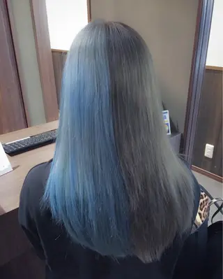 セミロング ロング カラー メンズ特化美容師 カラー専門ぺーターのヘアスタイル