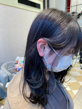 セミロング カラー 💜髪質改善美髪💜 星野清光のヘアスタイル