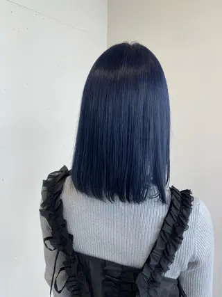 セミロング カラー LUVISM新潟🎀 透明感カラー/ミユのヘアスタイル