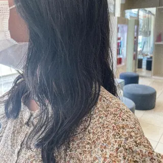 セミロング パーマ . Chisaのヘアスタイル