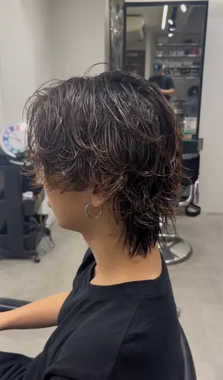 パーマ メンズ フェザーパーマ原宿 fifth 凜空のヘアスタイル