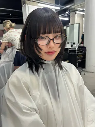 ミディアム ⭐︎似合わせカラー /レイヤー✩momoのヘアスタイル