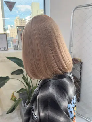 ミディアム 🤍ムラ修正ブリーチ 🤍原宿/YUUのヘアスタイル