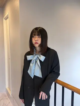 ミディアム 佐藤 凜のヘアスタイル