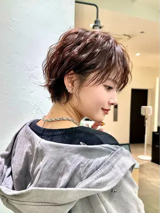 ショート カラー お悩み解決ショート/ 似合わせカット/といのヘアスタイル