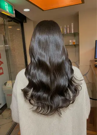 ロング カラー 矢野 晃平のヘアスタイル