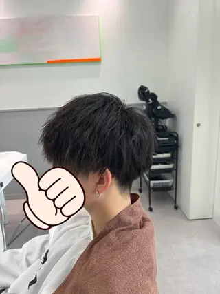 メンズ メンズ特化 メンズパーマ杉本のヘアスタイル