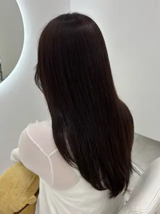 ロング カラー 【aini天王寺】 𝐚𝐢𝐫𝐢✂︎のヘアスタイル