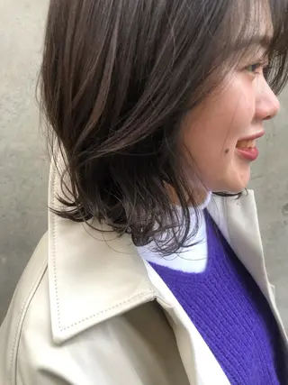 ショート やまさきえりこ ニュアンスパーマのヘアスタイル