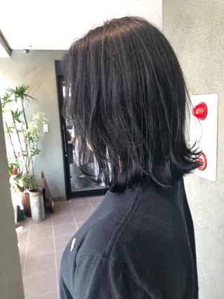 ミディアム カラー HIROKI ”博多 /ボブのヘアスタイル