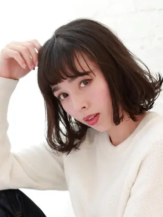 ミディアム 吉祥寺 似合 わせcut/kanaのヘアスタイル