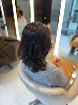 セミロング パーマ 🤍たむら みなみ 銀座🤍のヘアスタイル