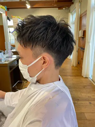 メンズ 永冶 花織のヘアスタイル