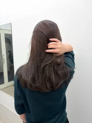 セミロング カラー 後藤 陽花子のヘアスタイル