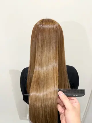 ロング カラー オーナースタイリスト 奈須雄紀のヘアスタイル