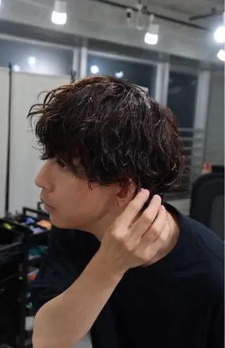 ショート パーマ メンズ 💈メンズカット パーマ💈耕世のヘアスタイル