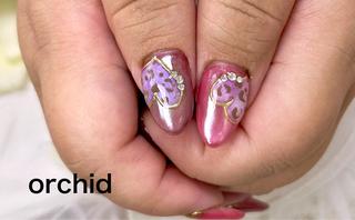 ネイル orchid ♡オーキッドのネイルデザイン