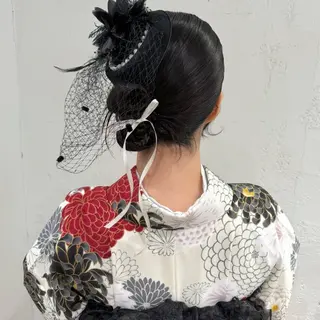 ヘアアレンジ 🦋Misaki🦋 メンズパーマ/着付けのヘアスタイル