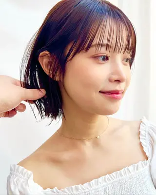 ミディアム カラー レイヤー専門家 ダブルカラー修のヘアスタイル