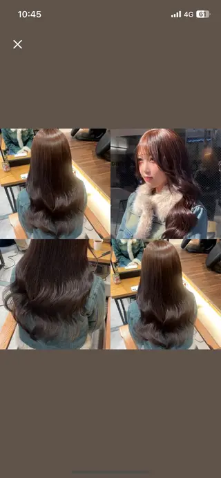 ロング カラー 🍑トレンドカラー 🍑横浜のヘアスタイル