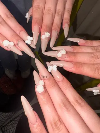 ネイル 33nail✴️栄 スミレ❇️Gel-xのネイルデザイン
