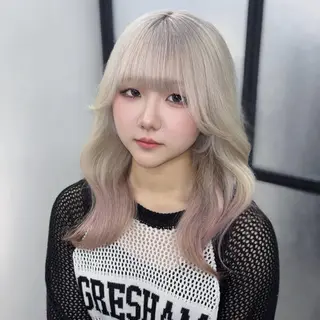 ロング カラー Ren. 🦋デザインカラーのヘアスタイル