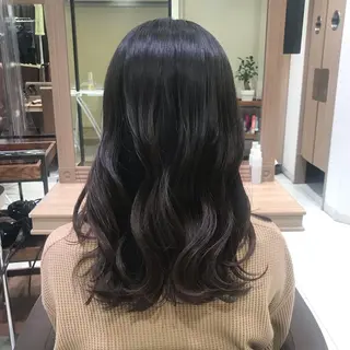 セミロング ヘアアレンジ ヘアセット/メンズ パーマChihoのヘアスタイル