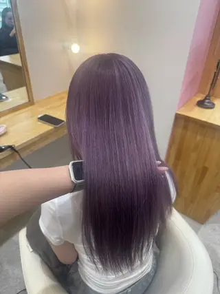 ロング 盛れる透明感カラー ♡ayana♡のヘアスタイル