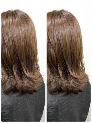 ミディアム レイヤー/ボブ 特化✂️福岡のヘアスタイル