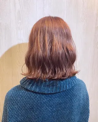 ミディアム カラー パーマ メンズ TELA HAIR 副代表 岡田のヘアスタイル