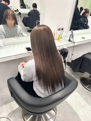 ロング カラー ハイトーン/韓国 レイヤー/るか🎀のヘアスタイル