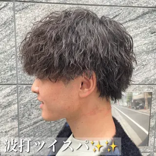 パーマ メンズ 曲がる縮毛矯正 🔥TAKUMA🔥のヘアスタイル