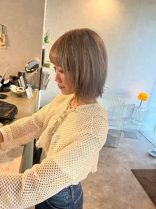 ミディアム 城 慎太郎のヘアスタイル