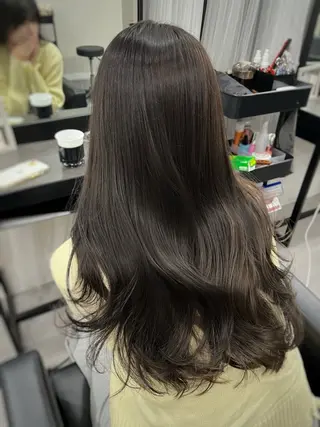 ロング カラー 下石怜子/レイヤー/ 透明感カラーのヘアスタイル