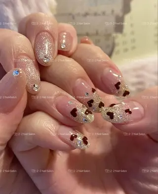 ネイル Shis_🦄shi 韓国風キラキラネイルのネイルデザイン
