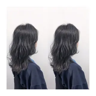 ロング カラー なんば髪質改善カラー Ardoreのヘアスタイル