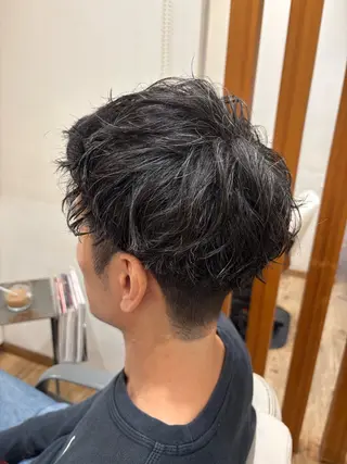 ショート パーマ メンズ ROSSO川口店 キクチのヘアスタイル