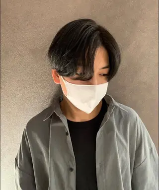 セミロング パーマ メンズ キマるメンズパーマ クメユウキのヘアスタイル