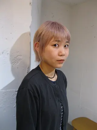 ショート カラー ブリーチ/デザイン 🎀Kanoのヘアスタイル