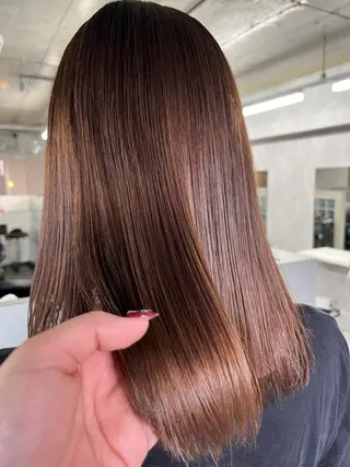 ミディアム パーマ anon Loemのヘアスタイル