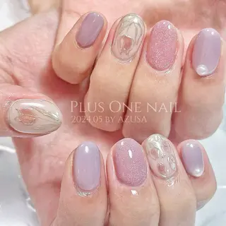 ネイル Plus  One _AZUSAのネイルデザイン