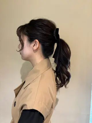 セミロング ヘアアレンジ 💟Opus // Mizuki🐕のヘアスタイル